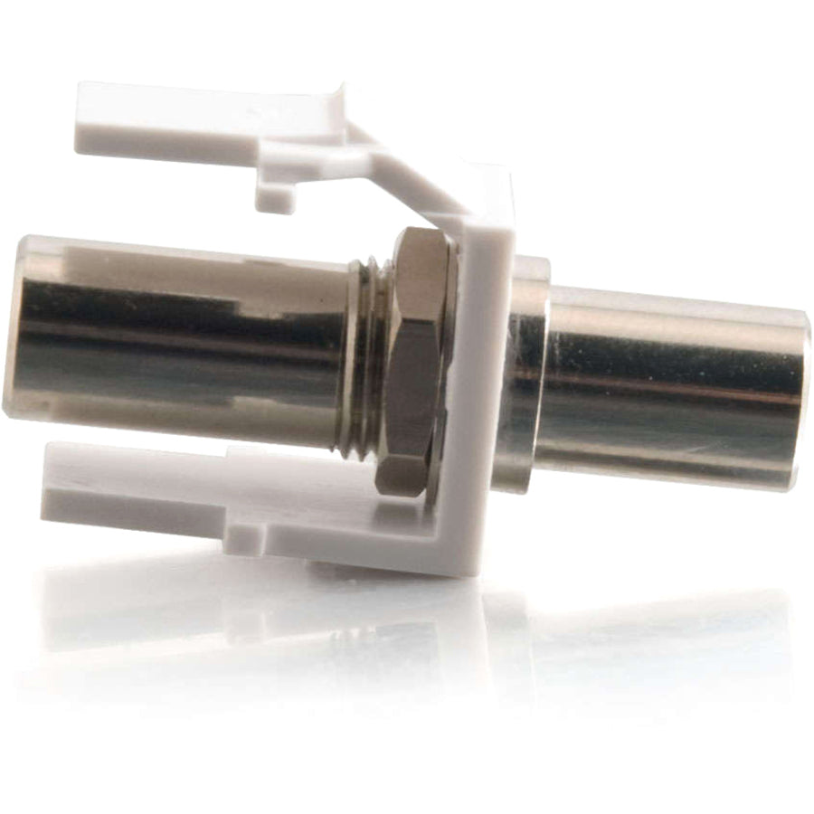 C2G Snap-In 3.5mm Stereo F/F Keystone Insert Module - White