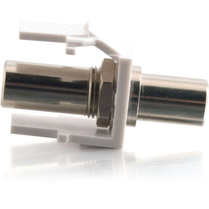 C2G Snap-In 3.5mm Stereo F/F Keystone Insert Module - White