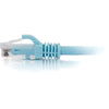 C2G 14ft Cat6a Snagless Unshielded (UTP) Network Patch Ethernet Cable-Aqua
