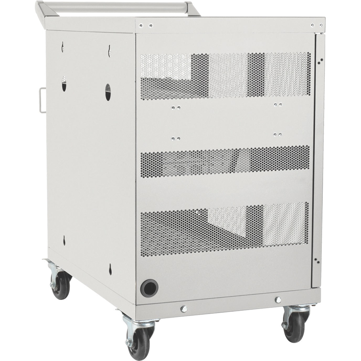 Tripp Lite 32-Port USB Charging Cart Storage Station Android Tablet White