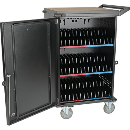Tripp Lite 42-Port AC Charging Cart Storage Station Chromebook Laptop Tablet Black