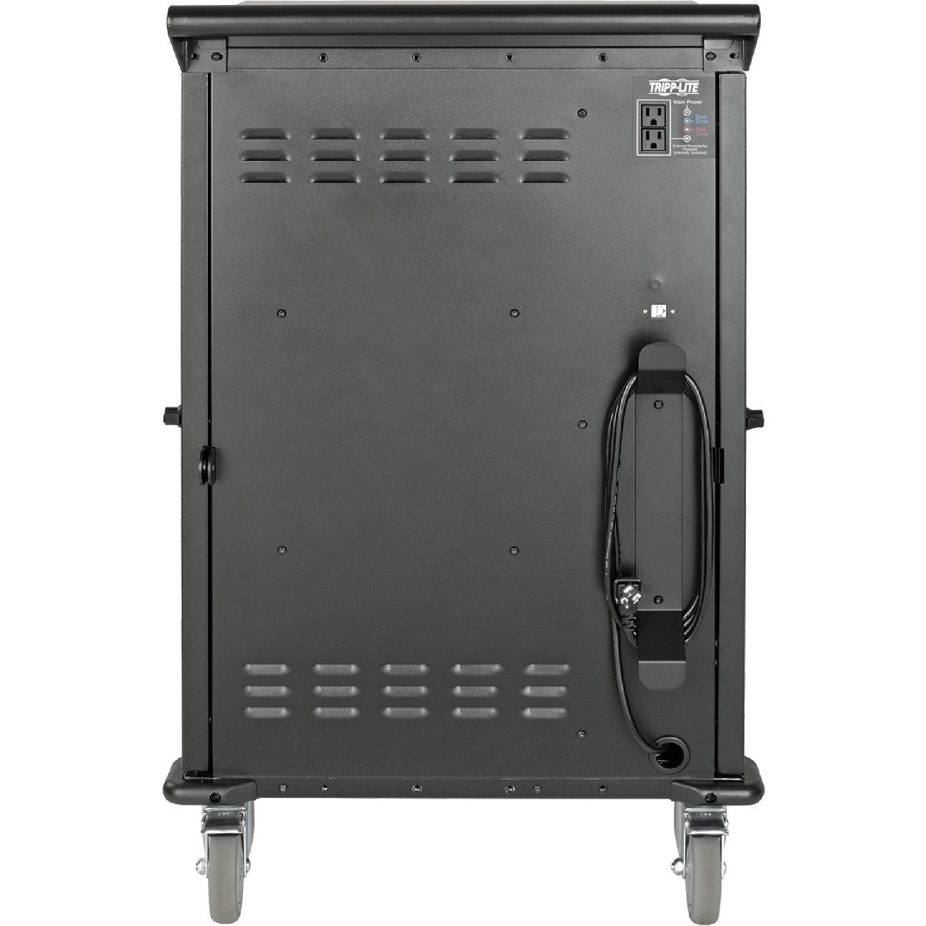 Tripp Lite 42-Port AC Charging Cart Storage Station Chromebook Laptop Tablet Black