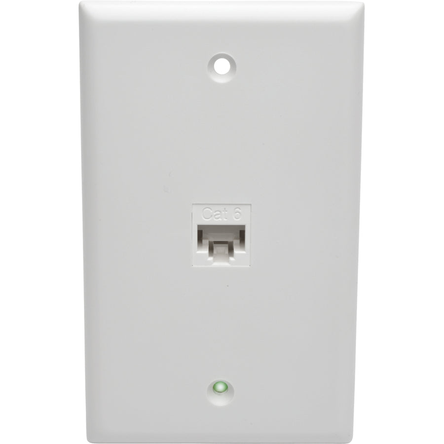 Tripp Lite Cat6 Straight-Through Modular In-Line Snap-In Coupler (RJ45 F/F), White