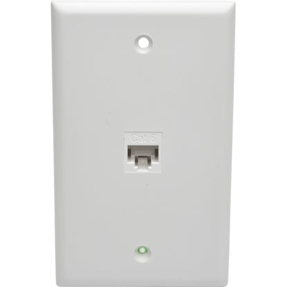 Tripp Lite Cat6 Straight-Through Modular In-Line Snap-In Coupler (RJ45 F/F), White