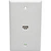 Tripp Lite Cat6 Straight-Through Modular In-Line Snap-In Coupler (RJ45 F/F), White