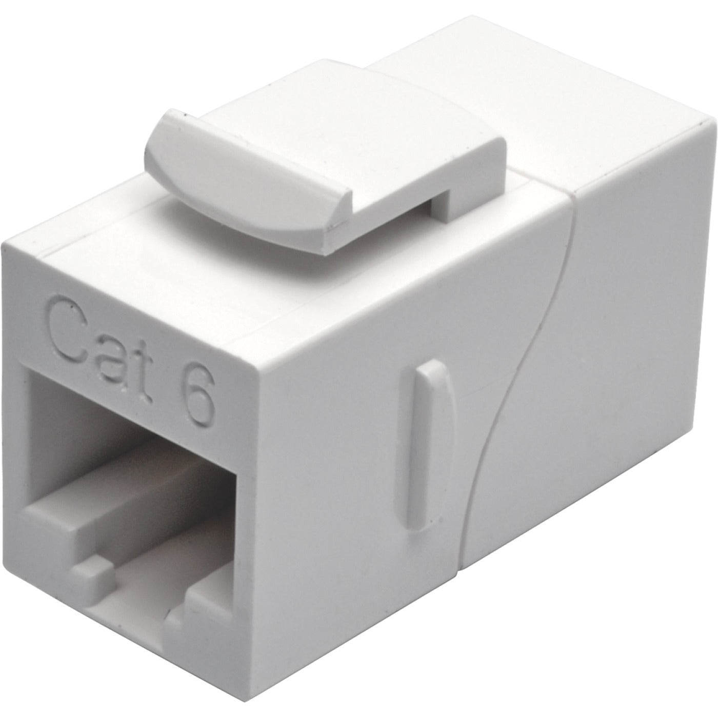 Tripp Lite Cat6 Straight-Through Modular In-Line Snap-In Coupler (RJ45 F/F), White