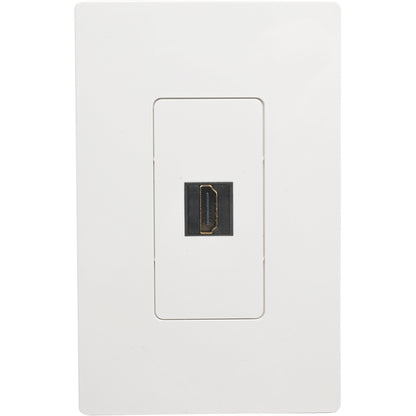 Tripp Lite HDMI Coupler Keystone Panel Mount Angled F/F Black