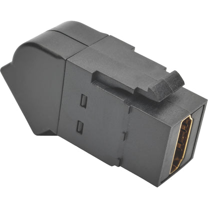Tripp Lite HDMI Coupler Keystone Panel Mount Angled F/F Black