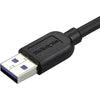 StarTech.com 1m 3 ft Slim Micro USB 3.0 Cable - M/M - USB 3.0 A to Right-Angle Micro USB - USB 3.1 Gen 1 (5 Gbps)