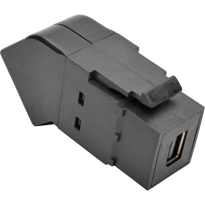 Tripp Lite Mini DisplayPort to DisplayPort Keystone Panel Mount Coupler Angled FF