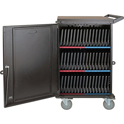 Tripp Lite 48-Port AC Charging Cart Storage Station Chromebook Laptop Tablet Black