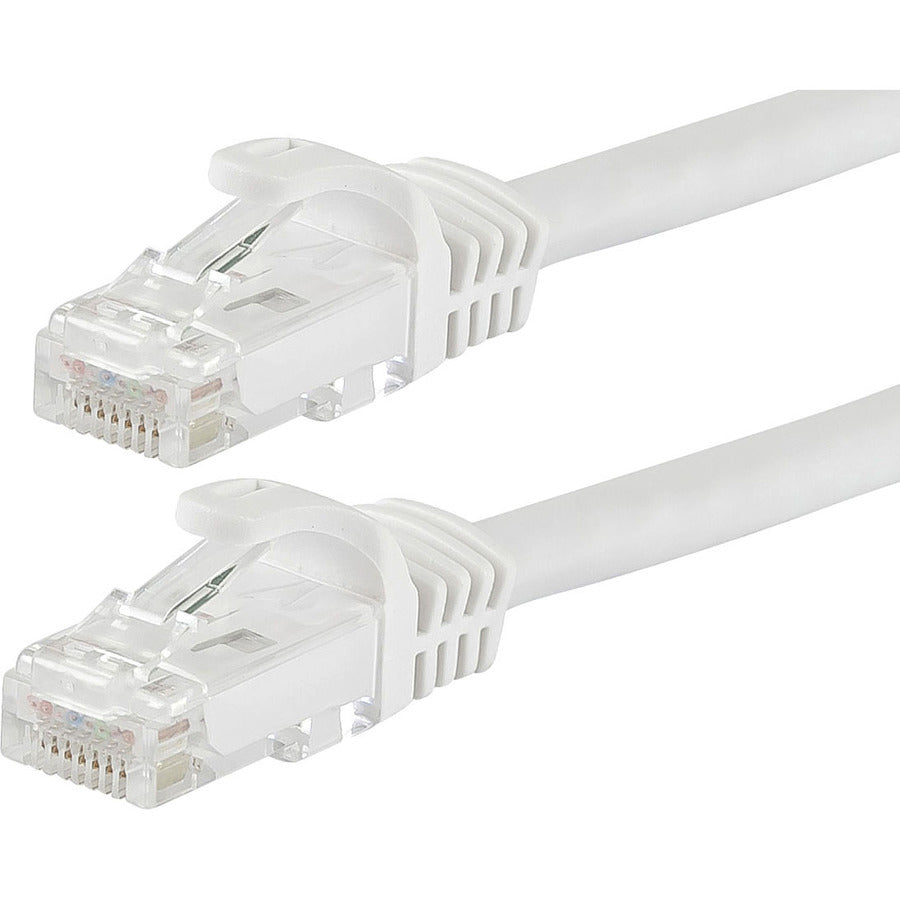 Monoprice FLEXboot Series Cat6 24AWG UTP Ethernet Network Patch Cable, 100ft White