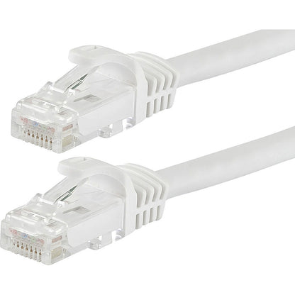 Monoprice FLEXboot Series Cat6 24AWG UTP Ethernet Network Patch Cable, 100ft White