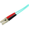 2m Fiber Optic Cable - 10 Gb Aqua - Multimode Duplex 50/125 - LSZH - LC/SC - OM3 - LC to SC Fiber Patch Cable