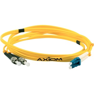 Axiom LC/ST Singlemode Duplex OS2 9/125 Fiber Optic Cable 1m