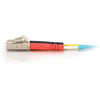 C2G 5m LC-LC 10Gb 50/125 Duplex Multimode OM3 Fiber Cable - Aqua - 16ft