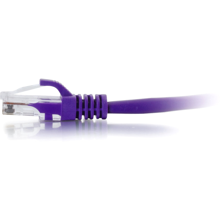 C2G-14ft Cat6 Snagless Unshielded (UTP) Network Patch Cable - Purple