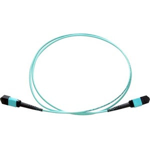 Axiom MPO Female to MPO Female Multimode OM3 50/125 Fiber Optic Cable - 7m