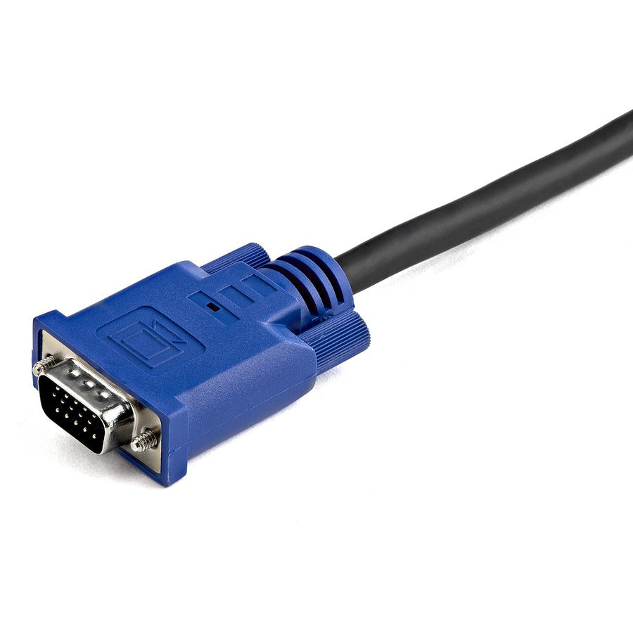StarTech.com StarTech.com 15 ft 2-in-1 Ultra Thin USB KVM Cable - Video / USB cable - 4 pin USB Type A, HD-15 (M) - HD-15 (M) - 4.57 m