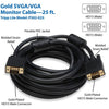 Tripp Lite 25ft SVGA / VGA Coax Monitor Cable with RGB High Resolution HD15 M/M 25'