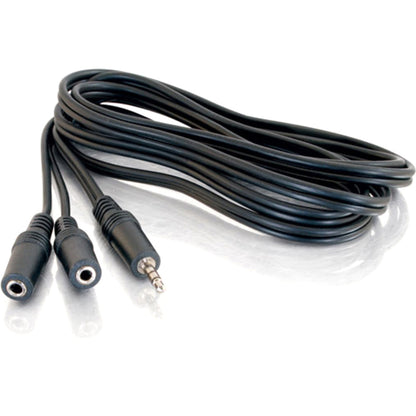 C2G 6ft One 3.5mm Stereo Male to Two 3.5mm Stereo Female Y-Cable