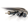 C2G 6ft One 3.5mm Stereo Male to Two 3.5mm Stereo Female Y-Cable