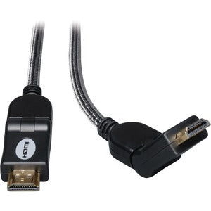 Tripp Lite 3ft High Speed HDMI Cable Digital Video with Audio Swivel Connectors 4K x 2K M/M 3'