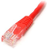 StarTech.com 6 ft Red Molded Cat5e UTP Patch Cable