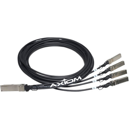 Axiom 40GBASE-CR4 QSFP+ to 4 10GBASE-CU SFP+ Passive DAC Oracle Compatible 3m