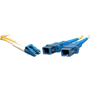 Tripp Lite 0.3M Duplex Multimode Fiber Optic 9/125 Adapter LC/SC M/F 1ft 1' 0.3 Meter