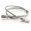 C2G-10ft Cat5e Molded Shielded (STP) Network Patch Cable - Gray