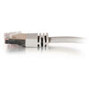 C2G-10ft Cat5e Molded Shielded (STP) Network Patch Cable - Gray