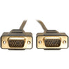 Tripp Lite 6ft VGA Monitor Gold Cable Molded Shielded HD15 M/M 6'