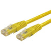 StarTech.com 10ft CAT6 Ethernet Cable - Yellow Molded Gigabit - 100W PoE UTP 650MHz - Category 6 Patch Cord UL Certified Wiring/TIA