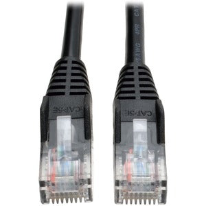 Tripp Lite 7ft Cat5e / Cat5 Snagless Molded Patch Cable RJ45 M/M Black 7'
