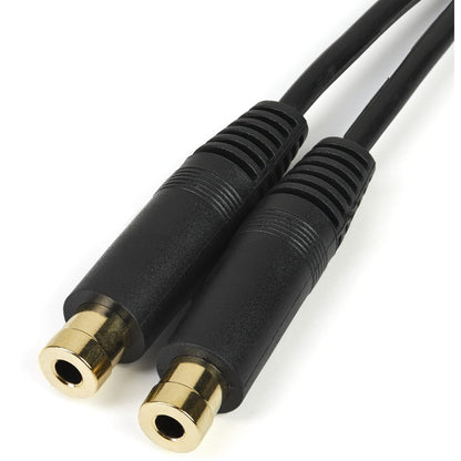 StarTech.com StarTech.com Stereo Splitter Cable - Phono Stereo 3.5mm (M) - Phono 2x Stereo (F) - 6in