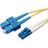 Tripp Lite 10M Duplex Singlemode 9/125 Fiber Optic Patch Cable LC/SC 33' 33ft 10 Meter