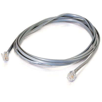 C2G 7ft RJ11 6P4C Straight Modular Cable