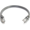 C2G 1ft Cat6 Ethernet Cable - Snagless Unshielded (UTP) - Gray