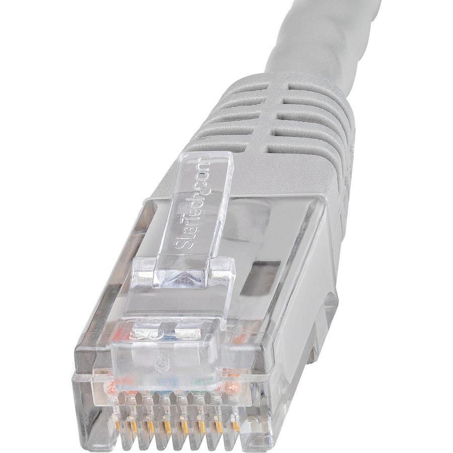 StarTech.com 2ft CAT6 Ethernet Cable - Gray Molded Gigabit - 100W PoE UTP 650MHz - Category 6 Patch Cord UL Certified Wiring/TIA