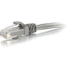 C2G 14ft Cat6 Ethernet Cable - Snagless Unshielded (UTP) - Gray