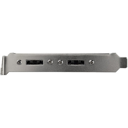 StarTech.com StarTech.com 2 Port SATA to eSATA Slot Plate Bracket - Serial ATA internal to external panel - 7 pin Serial ATA - 7 pin external Serial ATA