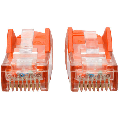 Tripp Lite 2ft Cat6 Gigabit Snagless Molded Patch Cable RJ45 M/M Orange 2'