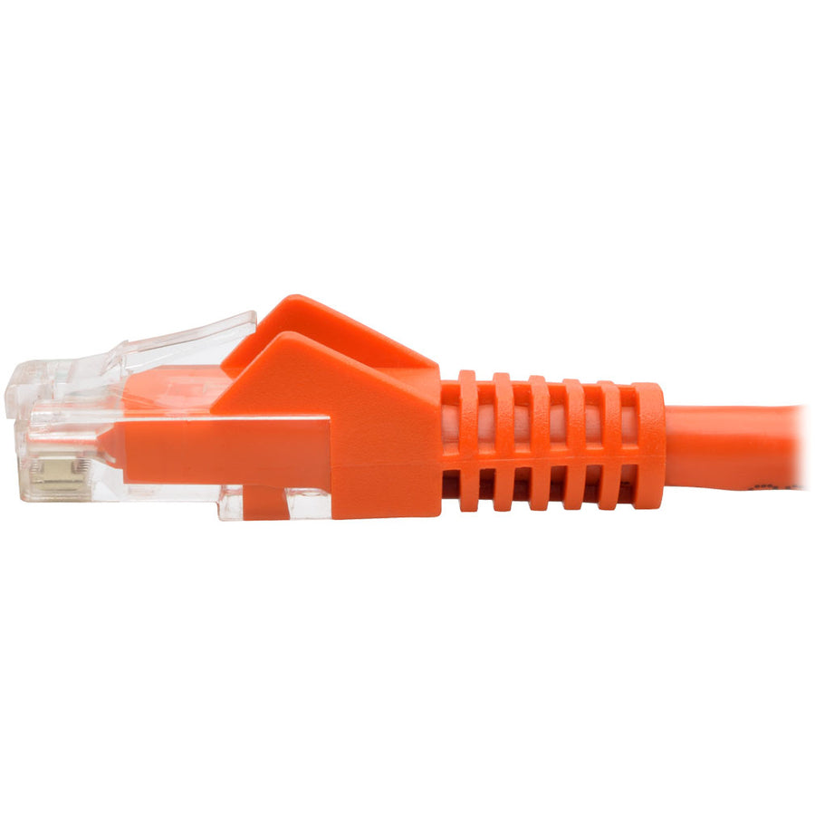 Tripp Lite 2ft Cat6 Gigabit Snagless Molded Patch Cable RJ45 M/M Orange 2'