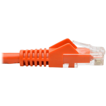Tripp Lite 2ft Cat6 Gigabit Snagless Molded Patch Cable RJ45 M/M Orange 2'