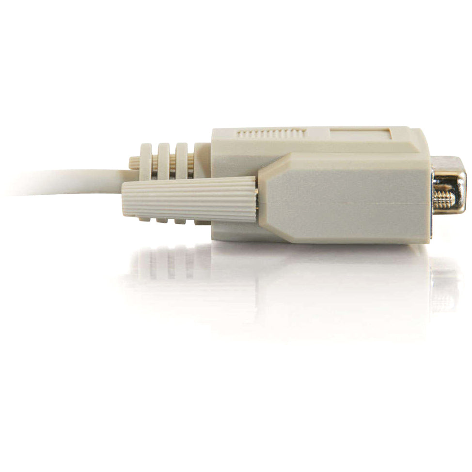 C2G 6ft DB9 F/F Null Modem Cable - Beige