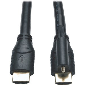 Tripp Lite 10ft High Speed HDMI Cable with Ethernet and Locking Connector Ultra HD 4K x 2K M/M 10'