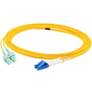 AddOn 3m ALC (Male) to ASC (Male) Yellow OS2 Duplex Fiber OFNR (Riser-Rated) Patch Cable