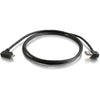 C2G 1m USB A to Micro-USB B Cable with Right Angeled Connectors-USB 2.0 3ft