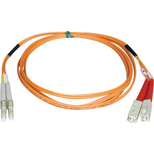 Tripp Lite 5M Duplex Multimode 50/125 Fiber Optic Patch Cable LC/SC 16' 16ft 5 Meter